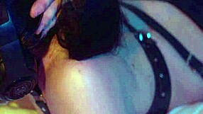 Perverted man pisses on wife and fucks ass, oops!