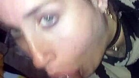 rica latina slut deepthroats cock