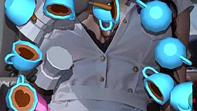 This game hentai is wild