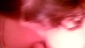 Hot bathtub blowjob with cum on boobs in the bathroom featuring curvy wife