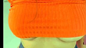 i invited the cute girl to watch a movie at home, and we had some fun.