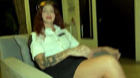 the arrogant policewoman got fucked by me in her costume