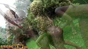 Ebony Hotties Tease For Their First Wild Interracial Threesome