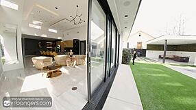 VR Bangers Asian wife catches cheating with hot lawyer, joins steamy FFM threesome.