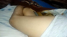 yo, in my bed, no underpants, check out my legs