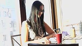 nerdy teen gets drilled hard by mature cock