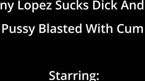 I, Melany Lopez, suck dick and get my pussy blasted wit cum, moanin loudly