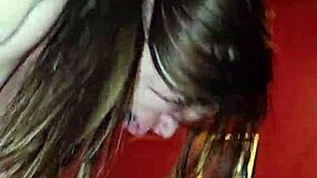 She Screams And Moans While Cumming Hard On My Monster Cock