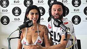 mica dellorto enters the spicy casting room with her tattoo