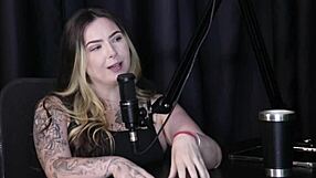 Morena charlottye discusses live demands. She strips and joins orgy on sheer red.