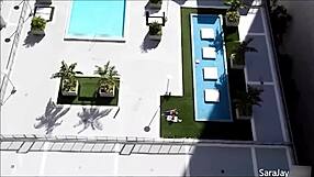 Blonde Samantha 38G Licks Big Pussy Lips of Mature Bisexual Woman