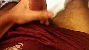 Skinny Brazilian Amateur Jerks Huge Monster Cock to Orgasm