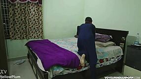 Indian Bhabhi Filmed Bathing in Shower After Sex with Devar