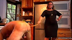 Dominatrix Mistress April Treats Ms. Kitten's Patient with Electro Cock Therapy in Clinic