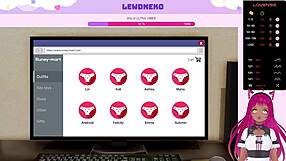 vtuber lewdneko playing harem hotel intensely