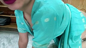 XXX Indian Desi Village Kaamwali Tricked into Doggy Assfucking and Blowjob Roleplay