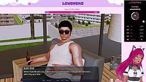 vtuber lewdneko playing harem hotel intensely