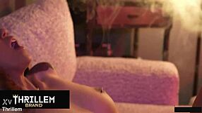 Cici Jaz performs softcore solo masturbation