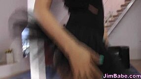 amateur teen 18+ sucking old big cock in stockings and doggystyle