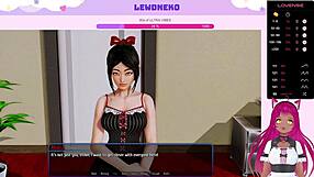 vtuber lewdneko playing harem hotel intensely