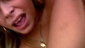 Blonde teen babysitter sends tempting signals, leading to unexpected anal sex with doggystyle fucking