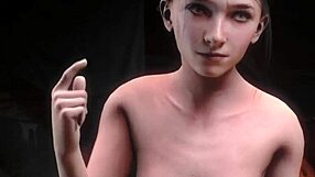 is this girl really getting fucked by a floating dildo? watch the solo toy action