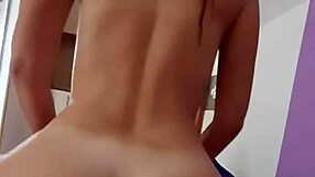 Wow! Shy 18-Year-Old Roommate Rides My Dick And Gets All My Cum!