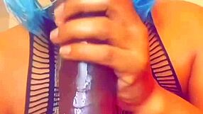 Ebony Milf Ladyraex Deepthroats Monster Cock With Toys