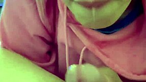 this blonde babe gets choked and face fucked sloppy until cum in mouth