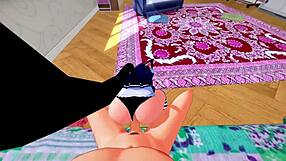 Pov assfucking cyan hijirikawa in hentai creampie scene