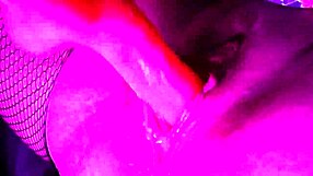 Squirting On My Pink Dildo With Wet Stockings And Toys!