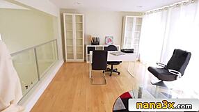 ultra-horny stepnana flaunts giant boobs to seduce with skill