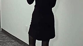 Young Poetess Reads Poetry in Dress