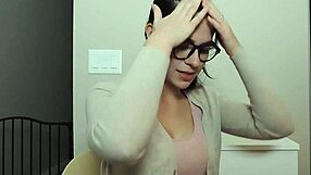 ashley alban fingers her ass in pov masturbation