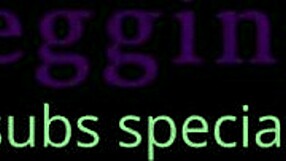 in the purple shower, she fists and blows him hard