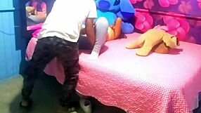 Latina amateur discusses anal discomfort in casual conversation