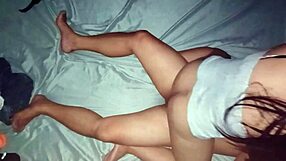 is this chubby asian mom having sex with her roommate?