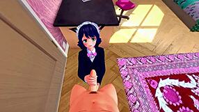 Pov assfucking cyan hijirikawa in hentai creampie scene