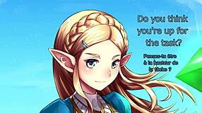 princess zelda gives steamy jerk off instructions for you