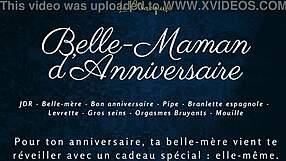 Belle-maman danniversaire - French audio porn step-mom doggystyle