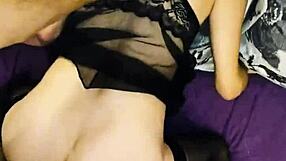 Mature Wife In Stockings And Lingerie Begs For Hard Assfucking