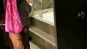 Rare Full Masked Pervert Fucking Oiled Boobs And Tits With Cumshot