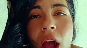 The Hot Latina Is Masturbating In This Video
