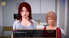 my new family adventure with blonde character