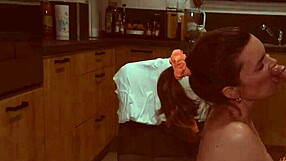 He Pounds Me on the Kitchen Countertop.