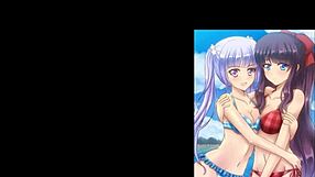 Aoba suzukaze in hentai blowjob and cumshot compilation