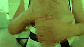 Big tit maid Kianna delivers a POV blowjob and handjob.