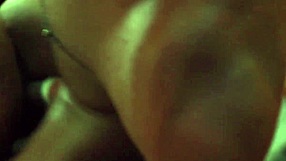 with my girlfriend in a hair salon, i give her makeup then she fucks my big cock