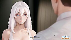 Hotel Spa Ends with Linda’s Happy Ending in Wild 3some Action. Monster Cock Squirting in Anime Game!