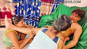 Uttaran20 - Guy Bangs Two Horny Brunettes in Tight Pussy FFM Threesome